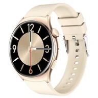 Smartwatch - LUNA Velvet 46mm Różowo-złoty - miniaturka - grafika 1