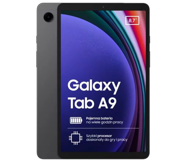 Samsung Galaxy Tab A9 SM-X115 - 8.7" - 8/128GB - LTE - szary