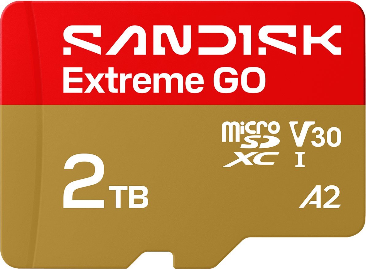 Karta SanDisk Extreme Go Karta pamięci 2 TB A2 Video Class V30 UHS-I U1 microSDHC UHS-I SDSQXGN-2T00-GN6MN