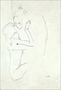 The Kiss, Egon Schiele - plakat Wymiar do wyboru: 61x91,5 cm - Plakaty The Kiss, Egon Schiele - plakat Wymiar do wyboru: 61x91,5 cm - Plakaty - miniaturka - grafika 1
