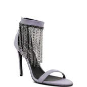 Sandały damskie - Pinko Skórzane sandały na szpilce SALOME - miniaturka - grafika 1