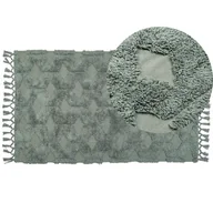 Dywany - Dywan bawełniany 80 x 150 cm zielony KARS - miniaturka - grafika 1