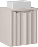 Meble łazienkowe - Zestaw meblowy 50cm z blatem i umywalką nablatową Gaja - miniaturka - grafika 1