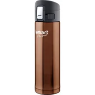 Butelki termiczne - Butelka termiczna termos kubek 420 ml brązowy kod: LT4064 - miniaturka - grafika 1
