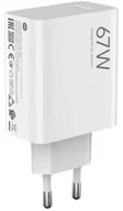Ładowarki do telefonów - XIAOMI oryginalna ładowarka sieciowa USB A QC3.0 3A 67W MDY-15-ET biała bulk - miniaturka - grafika 1