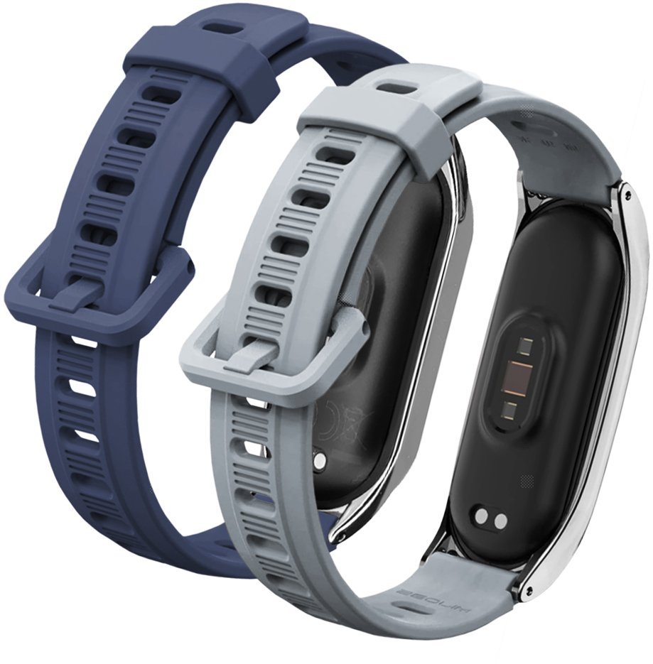 ChronSmarta Zestaw: 2x pasek z ramką ChronSmarta do smartband'a Xiaomi Mi Band 3 / 4 / 5 / 6