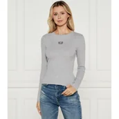 Bluzki damskie - Guess Jeans Bluzka | Slim Fit - miniaturka - grafika 1