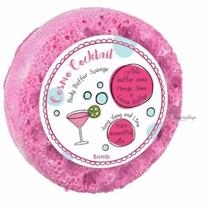 Bomb Cosmetics - Body Buffer Sponge - Gąbka pod prysznic z naturalnymi olejkami eterycznymi - Cosmo Cocktail - 200 g - Kosmetyki do kąpieli - miniaturka - grafika 1
