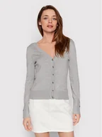 Swetry damskie - Guess Kardigan Zena W2YR33 Z2V62 Szary Regular Fit - miniaturka - grafika 1