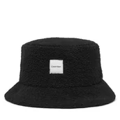 Czapki damskie - Kapelusz Calvin Klein Boucle LV04F5055G Czarny - miniaturka - grafika 1