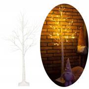 Oświetlenie świąteczne - Drzewko świecące 120 cm brzoza LED dekoracja świąteczna CL0950 - miniaturka - grafika 1