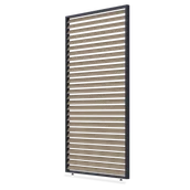 Kratki i pergole - Panel żaluzjowy poziomy do pergoli ELEGANCE/DELUXE/FUSION 1.3 m Woodgrain - Gutroof - miniaturka - grafika 1