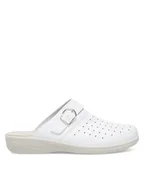 Klapki i japonki damskie - Clara Barson Klapki WS010904-01 Biały - miniaturka - grafika 1