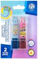 Przybory szkolne - Astra Gumka w kształcie szminki 2 szt. - miniaturka - grafika 1