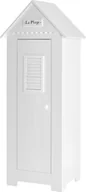 Szafy - Szafa MARSYLIA biała jednodrzwiowa - miniaturka - grafika 1