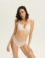 Majtki damskie - Majtki stringi Blueberry Esotiq kremowy XL - miniaturka - grafika 1