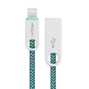 Kabel Okrągły Rock Usb Typ-C Niebieski - Kable USB - miniaturka - grafika 1