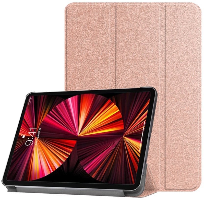 Etui na tablet iLike iLike Tab P12 12.7 Tri-Fold Eco-Leather Stand Case Rose Gold ILK-TRC-L7-RG