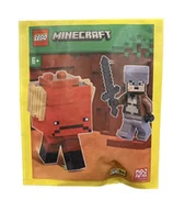 Klocki - LEGO Minecraft Zestaw - Nether Hero and Strider 662402 polybag klocki - miniaturka - grafika 1