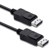 Kable komputerowe i do monitorów - Qoltec DisplayPort v1.4 m / Dp v1.4 męski 8K 1m - miniaturka - grafika 1