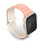 Akcesoria do smartwatchy - Pasek wymienny Uniq Revix Evo Reversible Magnetic na Apple Watch 38/40/41mm (UNIQ-41MM-REVECPNKIVY) Różowy /Beżowy - miniaturka - grafika 1