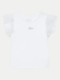 Guess Bluzka K5GI18 K6YW4 Biały Regular Fit - Bluzki damskie - miniaturka - grafika 1