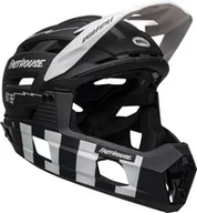 Kaski rowerowe - Bell Super Air R MIPS Kask, matte black/white fasthouse M | 55-59cm 2021 Kaski MTB 210218-023 - miniaturka - grafika 1