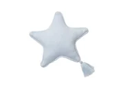 Kołdry i poduszki dla dzieci - Poduszka Knitted cushion Twinkle Star Soft Blue, 25x25 cm - miniaturka - grafika 1