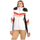Kurtki i kamizelki sportowe damskie - Damska kurtka narciarska Kilpi Lin-W Rozmiar: L / Kolor: biały - miniaturka - grafika 1
