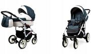 Wózki dziecięce - BabyLux WHITELUX 2w1 5904905102966 - miniaturka - grafika 1