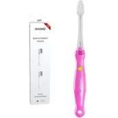 Końcówki do szczoteczek elektrycznych - Zestaw Kids - Szczoteczka dla dzieci jonowa IONICKISS Kids Miękka Różowa + 2 szt. końcówki Kids Miękkie - miniaturka - grafika 1