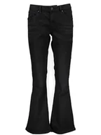 Spodnie damskie - Pepe Jeans Dżinsy - Flared fit - w kolorze czarnym - miniaturka - grafika 1