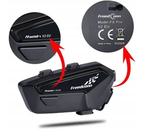 Interkom motocyklowy FreenConn FX Pro V2 EU MESH - Słuchawki bluetooth - miniaturka - grafika 6