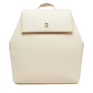 Plecaki - Plecak Tommy Hilfiger Th Legacy Backpack AW0AW17407 Beżowy - miniaturka - grafika 1