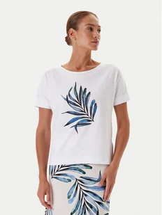 Tatuum T-Shirt Lali 5 T2509.112 Biały Relaxed Fit - Koszulki i topy damskie - miniaturka - grafika 1
