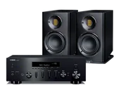 Zestawy stereo - Yamaha R-N600A (czarny) + Carina BS243.4 (czarny) - miniaturka - grafika 1