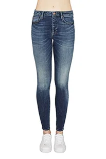 Armani Exchange J01 dżinsy damskie Super Skinny, Ciemnoniebieski sprany, 25 - Spodnie damskie - miniaturka - grafika 1