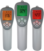 Termometry - Pirometr termometr bezdotykowy na podczerwień led - miniaturka - grafika 1