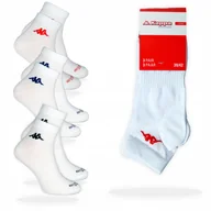 Skarpetki męskie - SKARPETY zestaw 3-PAK białe -KAPPA- r_43-46 - miniaturka - grafika 1