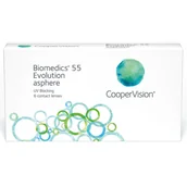Soczewki kontaktowe - CooperVision Biomedics 55 Evolution Mediflex 55 OCULAR SCIENCES 6 szt. - miniaturka - grafika 1