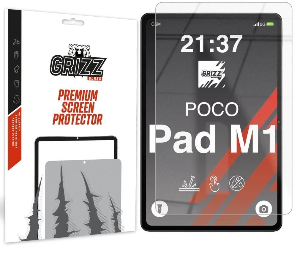 Szkło hybrydowe GrizzGlass HybridGlass do Xiaomi POCO Pad M1 GRZ16793