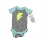 Body dla niemowląt - Body niemowlęce krótki rękaw 0-1M Okie Dokie - miniaturka - grafika 1