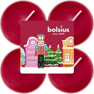 Bolsius Świece zapachowe maxi light 8 szt Dziadek do orzechów Pieczone jabłko - Świece - miniaturka - grafika 1