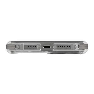 UNIQ etui Combat iPhone 15 Pro 6.1" Magclick Charging szary/frost grey - Etui i futerały do telefonów - miniaturka - grafika 3
