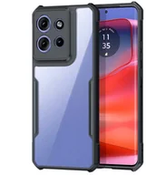 Etui i futerały do telefonów - Etui pancerne Supero Corner-X do Motorola Edge 50 Neo, przezroczysto-czarne - miniaturka - grafika 1