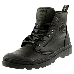 Palladium Unisex Pampa Zip Leather ESS Boots botki 76888 czarne, czarny, 44 EU - Botki damskie - miniaturka - grafika 1