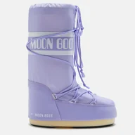 Kozaki damskie - Damskie Buty zimowe MOON BOOT MOON BOOT ICON NYLON 14004400089 – Fioletowy - miniaturka - grafika 1