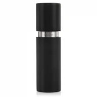 Pojemniki na przyprawy - Młynek ręczny do mielenia pieprzu soli przypraw drewniany czarny black 15,5 cm kod: O-130230 - miniaturka - grafika 1