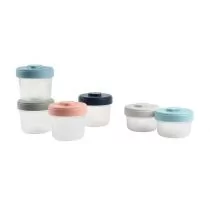 Beaba Zestaw słoiczków Clip 6 szt. (2x90ml + 4x150ml) solution-bc-7161-0 - Akcesoria do karmienia - miniaturka - grafika 1