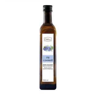 Olvita Olej z czarnuszki zimnotłoczony nieoczyszczony 500ml - Olej spożywczy - miniaturka - grafika 2